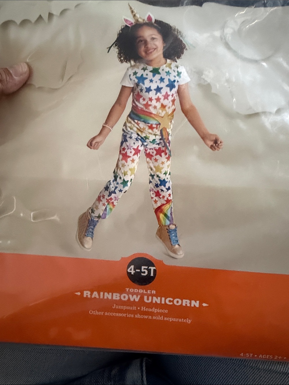 Rainbow Star Unicorn Jumpsuit - Multicolor